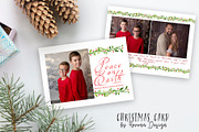 Christmas Card Template, a Card Template by Rovena Design (Thumbnail 1 of 2)