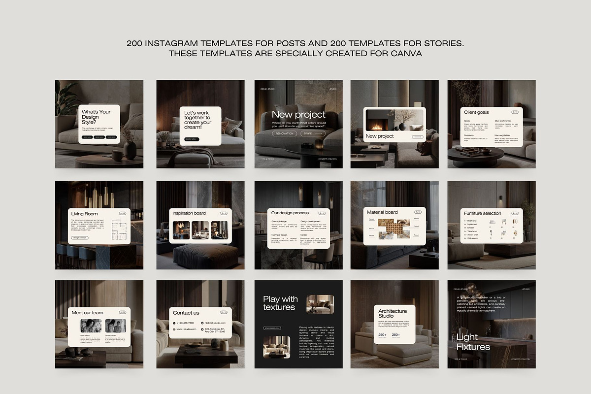 Interior Design Instagram Bundle III, a Social Media Template by Instprofi | Studio Estimo (Photo 41 of 49)