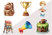 Watercolor Soccer Clipart, an Illustration by Design Market (Thumbnail 3 of 3)