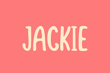 JACKIE Playful Handwritten Font