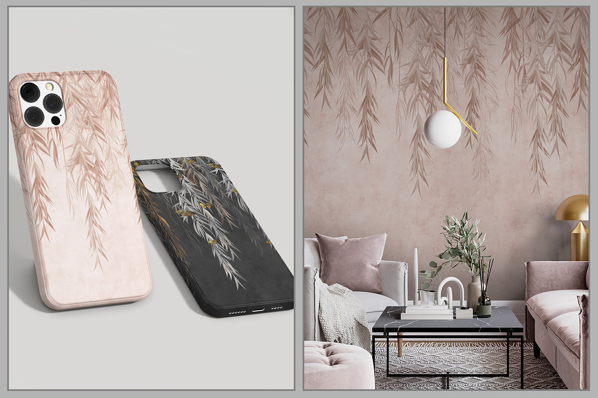 Fresco collection Willow rain, a Wallpaper Graphic by Natalia0307 (Photo 16 of 19)
