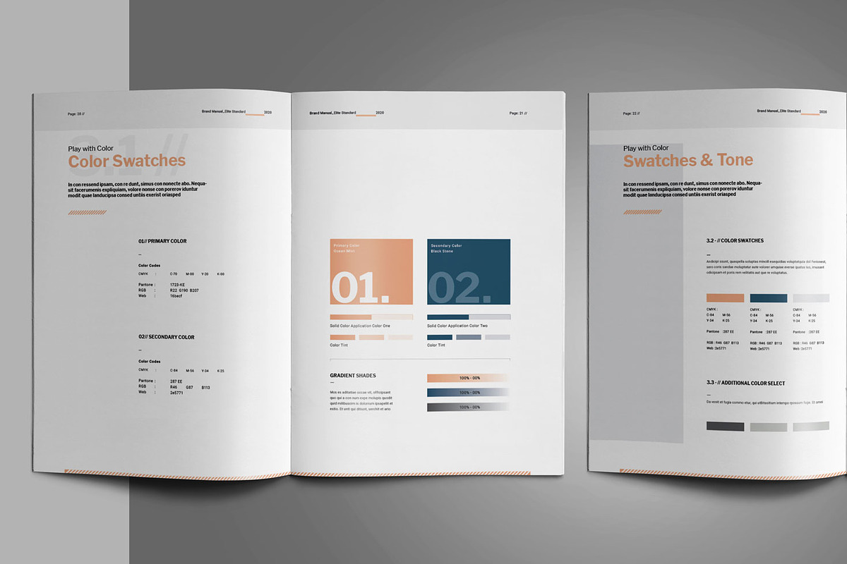 Brand Manual Template, a Brochure Template by Elite_Standard (Photo 6 of 8)