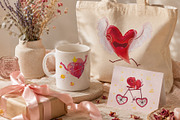Flirty Valentine Clipart PNG Set, a Decorative Illustration by FaliushViktoriaArtist (Thumbnail 5 of 8)