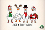 Just a Jolly Goose Png, an Illustration by Craft Nest (Thumbnail 1 of 6)