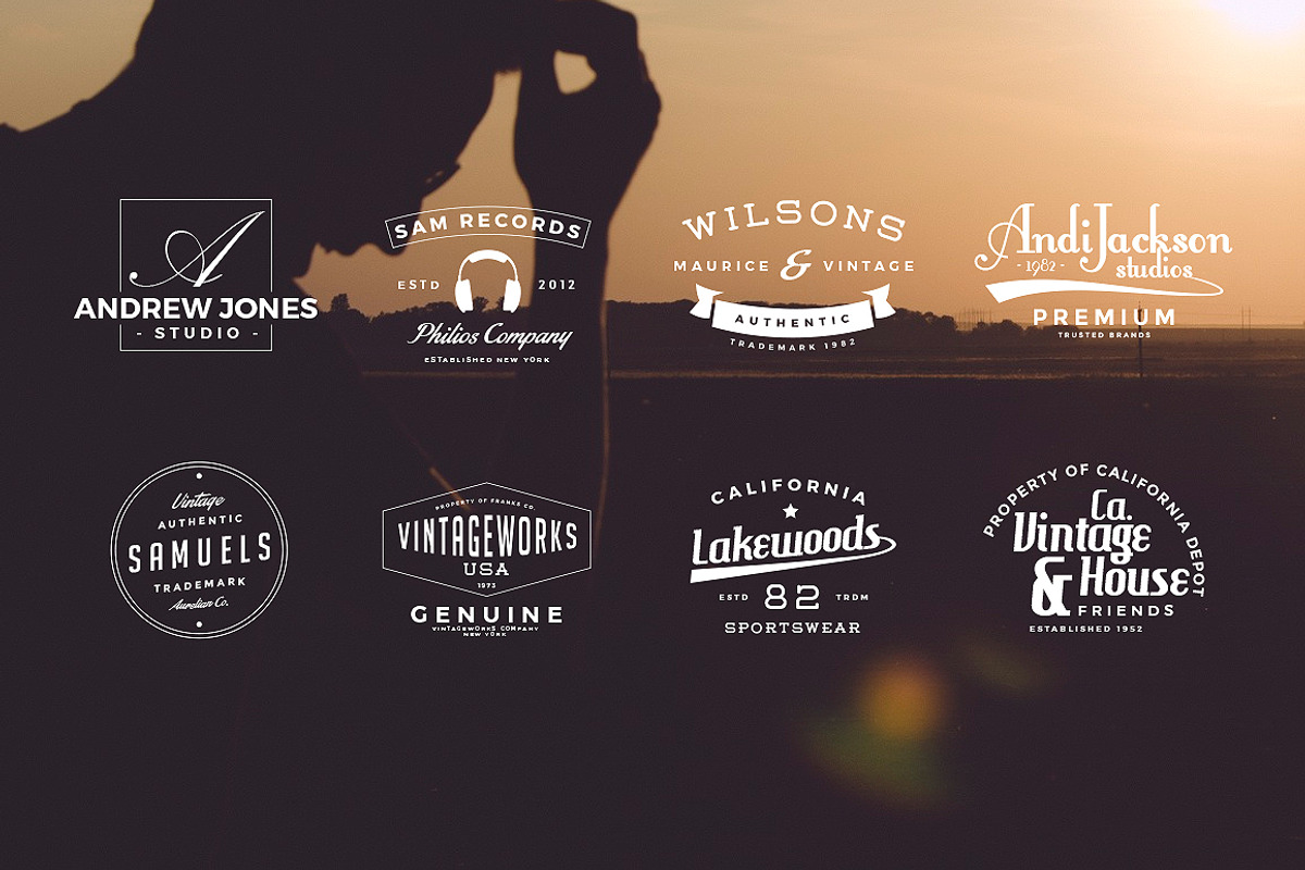 Vintage Logos and Badges Set 6, a Branding & Logo Template by Graphicdome (Photo 2 of 5)
