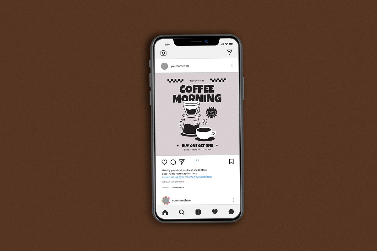 Coffee Morning V-60, a Flyer Template by Me55enjah Design (Photo 3 of 4)