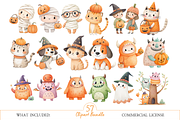 Spooky Halloween Clipart PNG, a Seasonal Illustration by MockupWizard (Thumbnail 3 of 6)