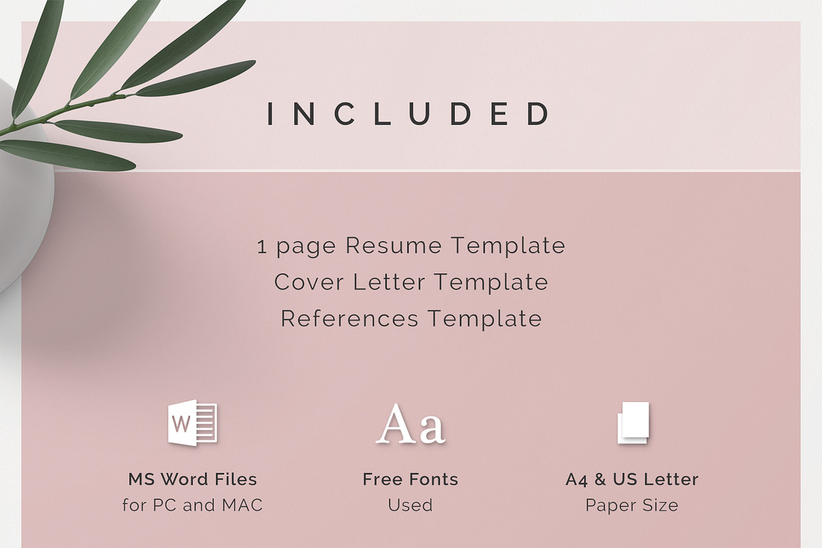 Word Resume & Cover Letter Template, a Resume Template by DemeDesign (Photo 5 of 6)