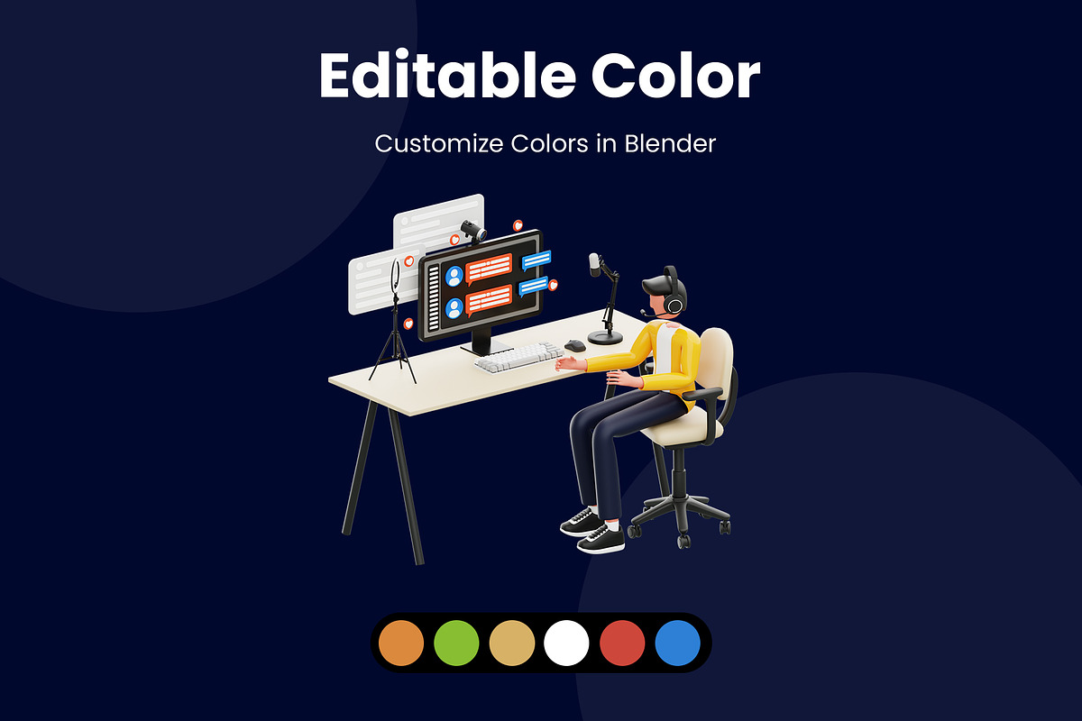 Marketing Activities 3D Illustration, a 3D by novia99design (Photo 5 of 6)