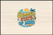 Summer Vibes Retro Typography, a Seasonal Illustration by Artivon (Thumbnail 4 of 4)
