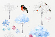 Christmas Crafts.Watercolor DIY Pack, a Decorative Illustration by NataliVA (Thumbnail 3 of 6)