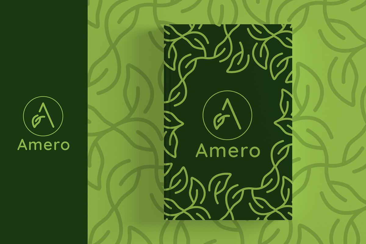 Leaf Logo Letter A and Pattern, a Branding & Logo Template by Fabian_Design (Photo 4 of 7)