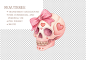 Pink Ghost Clipart Bundle, a Seasonal Illustration by MockupWizard (Thumbnail 3 of 4)