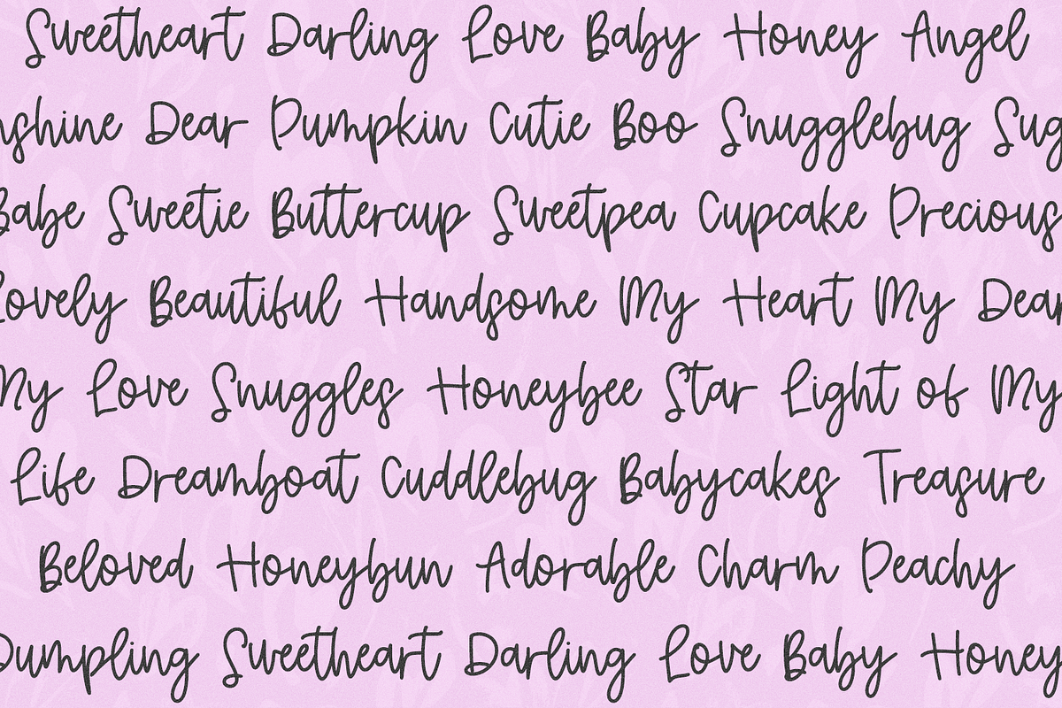 Kindred Hearts Script, a Font by Beck McCormick (Photo 6 of 10)