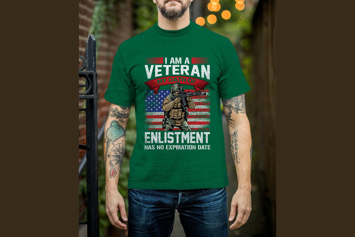 Military T Shirt Design Digital, a Graphic by Vector Portal (Photo 4 of 5)