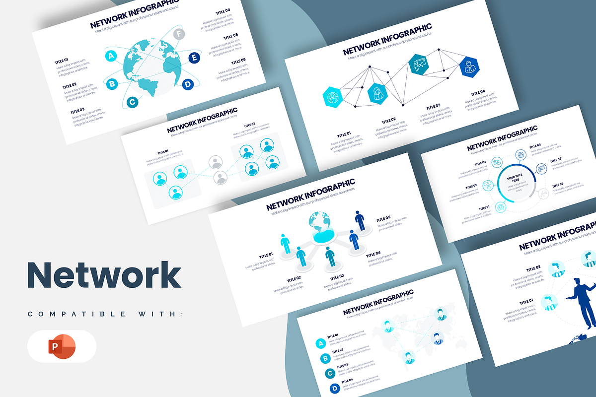 Network Powerpoint Template, a Presentation Template by Slidesmash