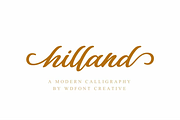 Hilland | Modern Stylish Font, a Script Font by WDfont (Thumbnail 1 of 5)