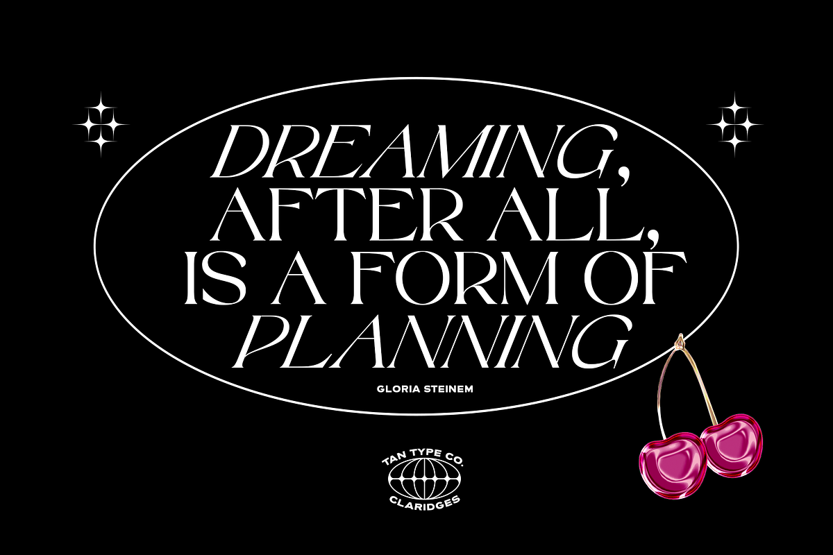 TAN - CLARIDGES, a Font by TanType (Photo 11 of 13)