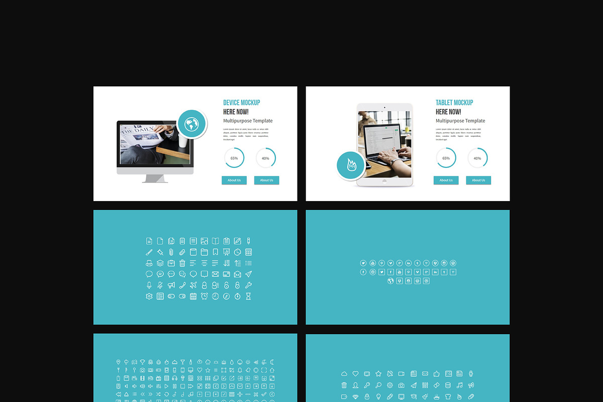 PITCH DECK Googleslide Template, a Presentation Template by Rocket Template (Photo 9 of 11)