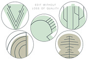 Simple alphabet line and spot, an Object Graphic by Alyonka_lis (Thumbnail 3 of 10)