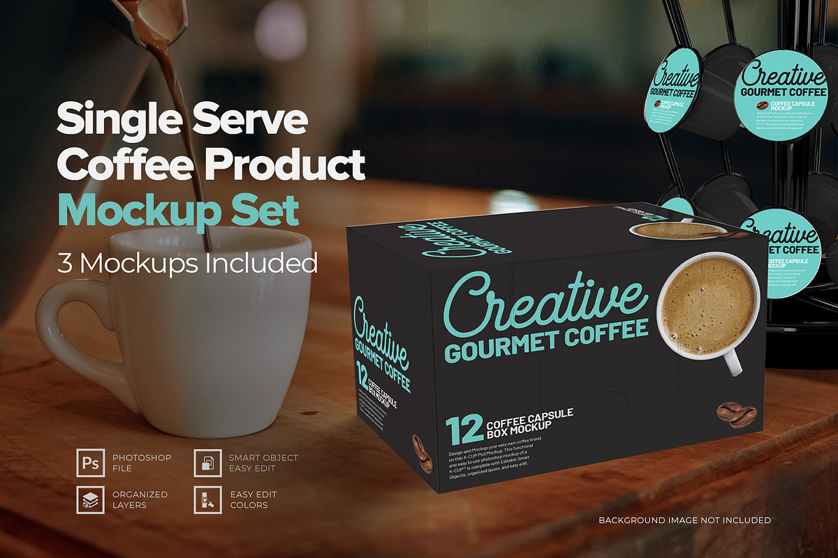 Versatile Coffee Capsule Mockup Set, a Cups & Container Mockup by IFBdesign (Photo 1 of 7)