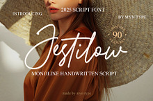 Jestilow - Monoline Handwritten Font