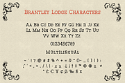 Brantley Lodge - Typewriter, a Font by BearyType Studio (Thumbnail 6 of 9)