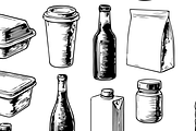 Food Packaging Containers Set, an Object Graphic by RT Studio (Thumbnail 4 of 4)