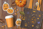 Autumn vibes: Fall Halloween doodles, a Decorative Illustration by harmonia_green_art (Thumbnail 5 of 7)