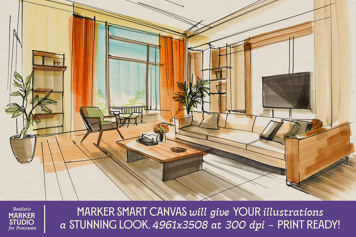 VVDS Realistic Marker Studio, a Brush Add-On by Vintage Voyage Supply (Photo 6 of 10)