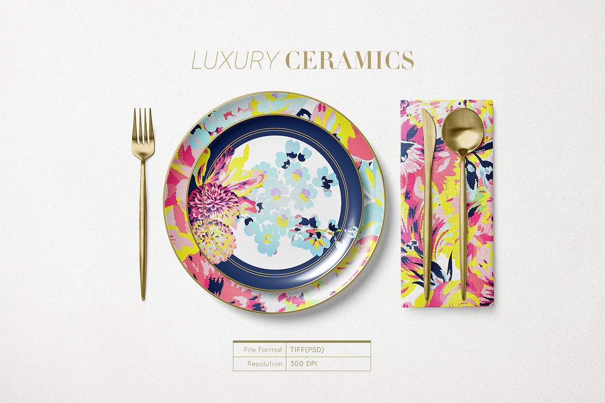 Chromaflora Exquisite Print & Motifs, a Wallpaper Graphic by Pink Linen (Photo 8 of 13)