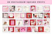 Nail Salon Social Media Templates, a Social Media Template by Anna Design Studio (Thumbnail 4 of 15)