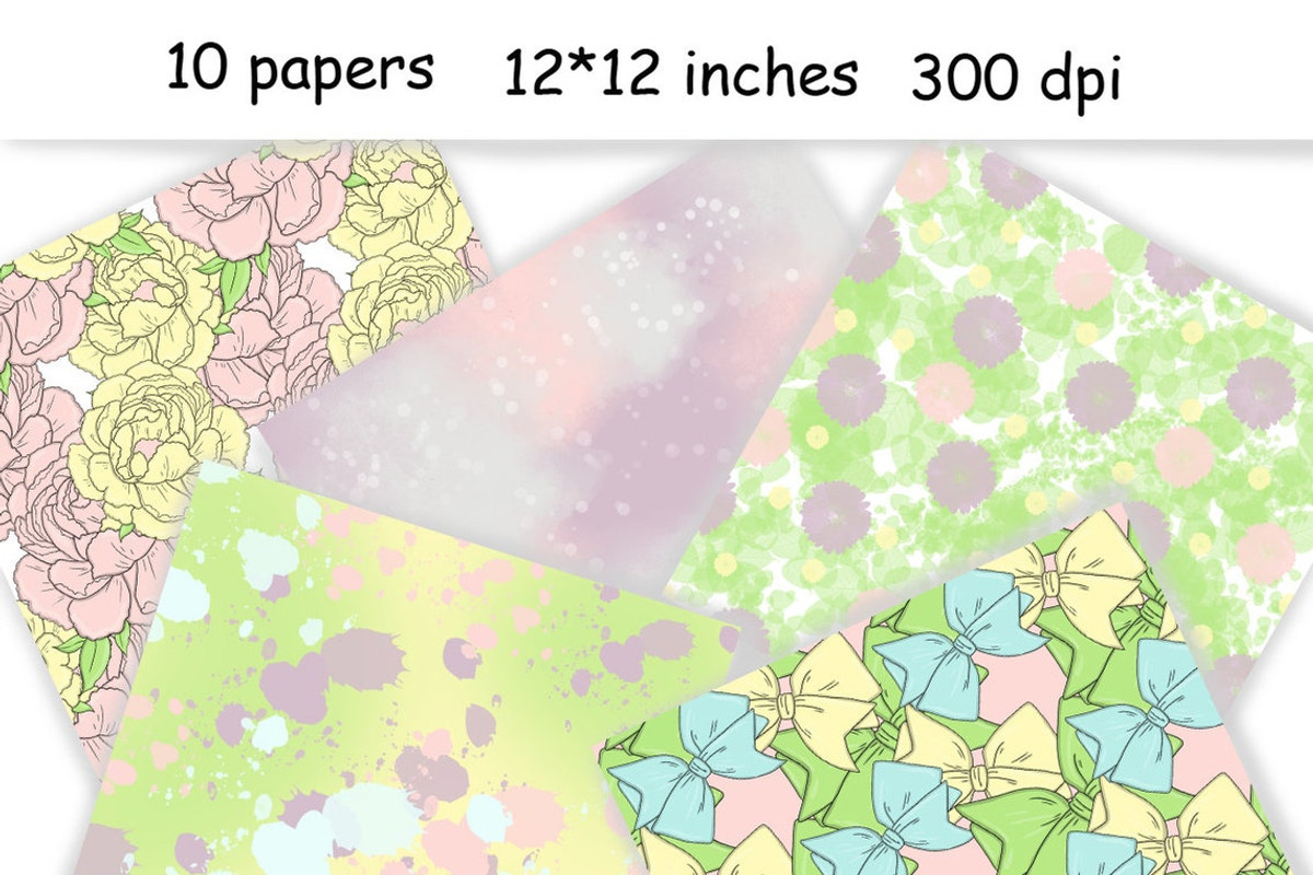 Spring Pattern, a Pattern Graphic by GlamArtZhanna (Photo 2 of 3)