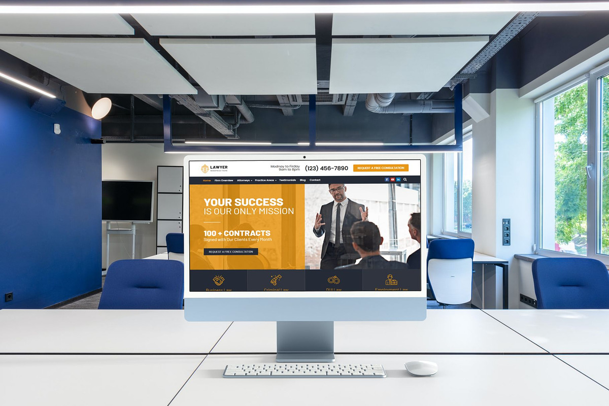 Lawyer Pro – Law Firm WP Theme, a WordPress Template by Your Theme Shop (Photo 4 of 5)