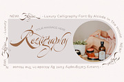 Agustus, a Script Font by Alcode (Thumbnail 5 of 14)