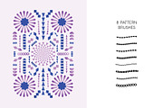 Geometric Flowers Procreate Brushes, a Brush Add-On by Pencil Twist (Thumbnail 5 of 10)