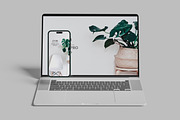 Macbook pro & iPhone 14 Pro mockup, a Mac Mockup by mahhyud (Thumbnail 7 of 11)