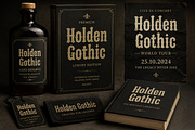 Holden Gothic – Blackletter Typeface, a Blackletter Font by Wow Magic (Thumbnail 2 of 4)