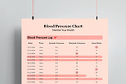 Blood Pressure Chart, a Stationery Template by MightyDesign (Thumbnail 2 of 8)