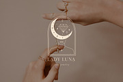 Lady Luna Pre-Made Logo Designs, a Branding & Logo Template by Olya Creative (Thumbnail 2 of 11)