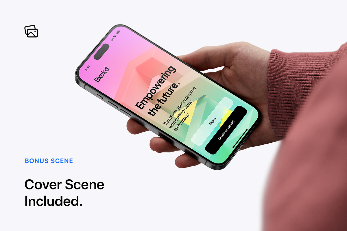 15 Phone 15 Pro In Hand Mockups, an iPhone Mockup by Asylab (Photo 10 of 26)