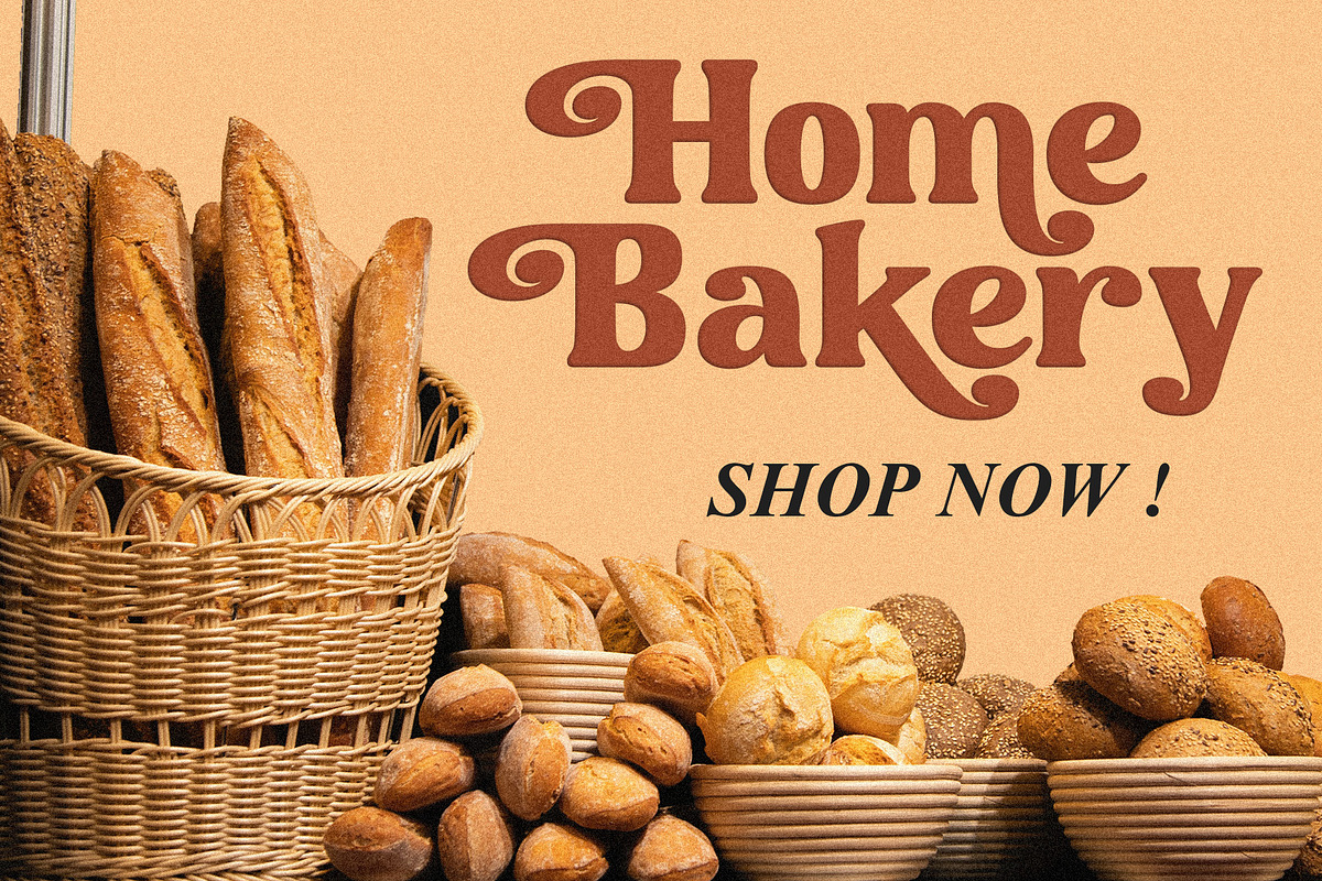 Mahoda Display Retro Serif Font, a Serif Font by Multype Studio (Photo 7 of 11)