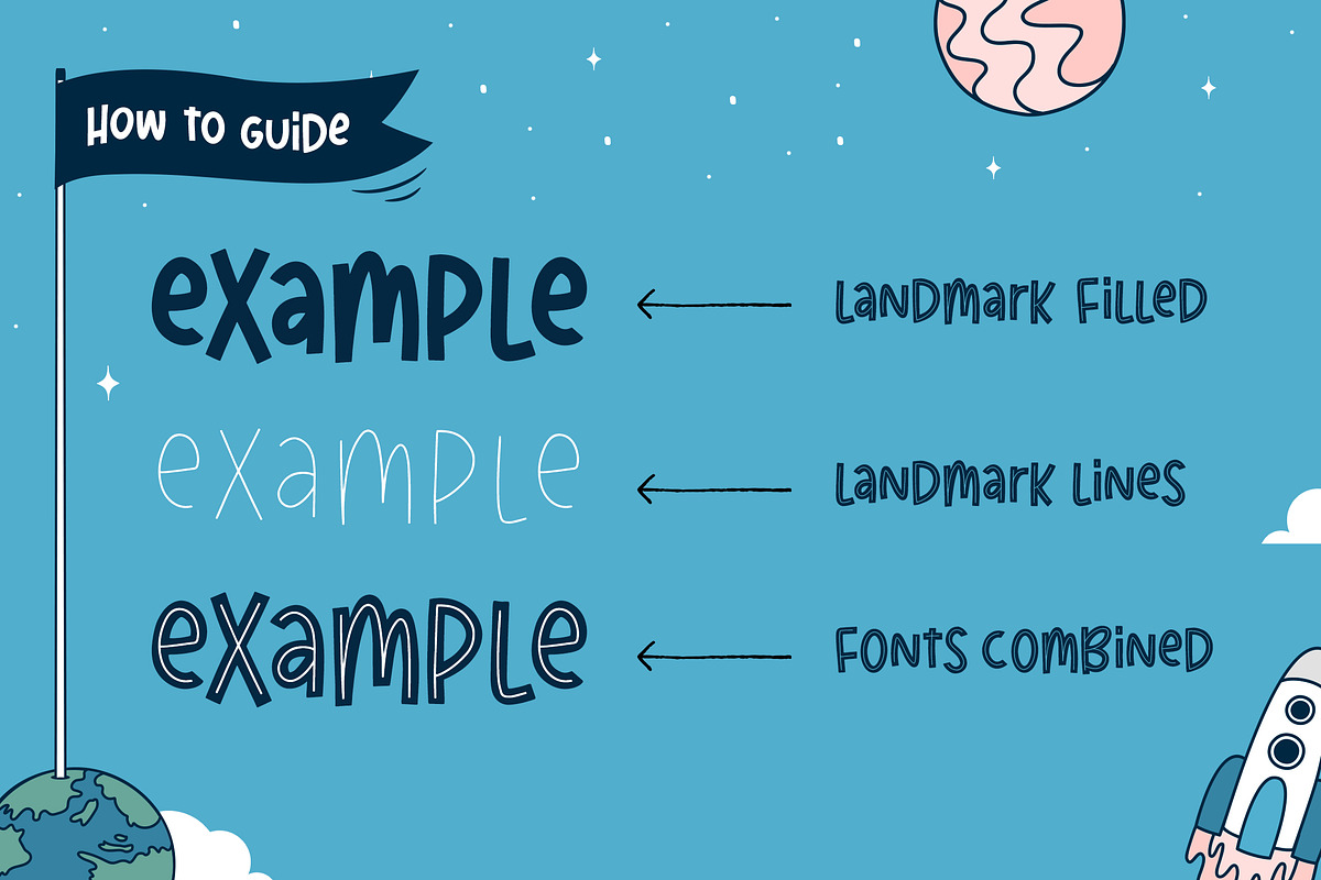 Landmark Font Trio, a Font by Salt & Pepper Designs (Photo 5 of 8)