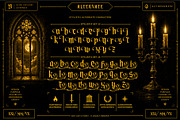 Vonire Bound Typeface, a Blackletter Font by alit design (Thumbnail 15 of 20)