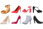 Shoes Flat Icons Bundle, a Duotone Icon by EllaMaiyaali (Thumbnail 3 of 4)