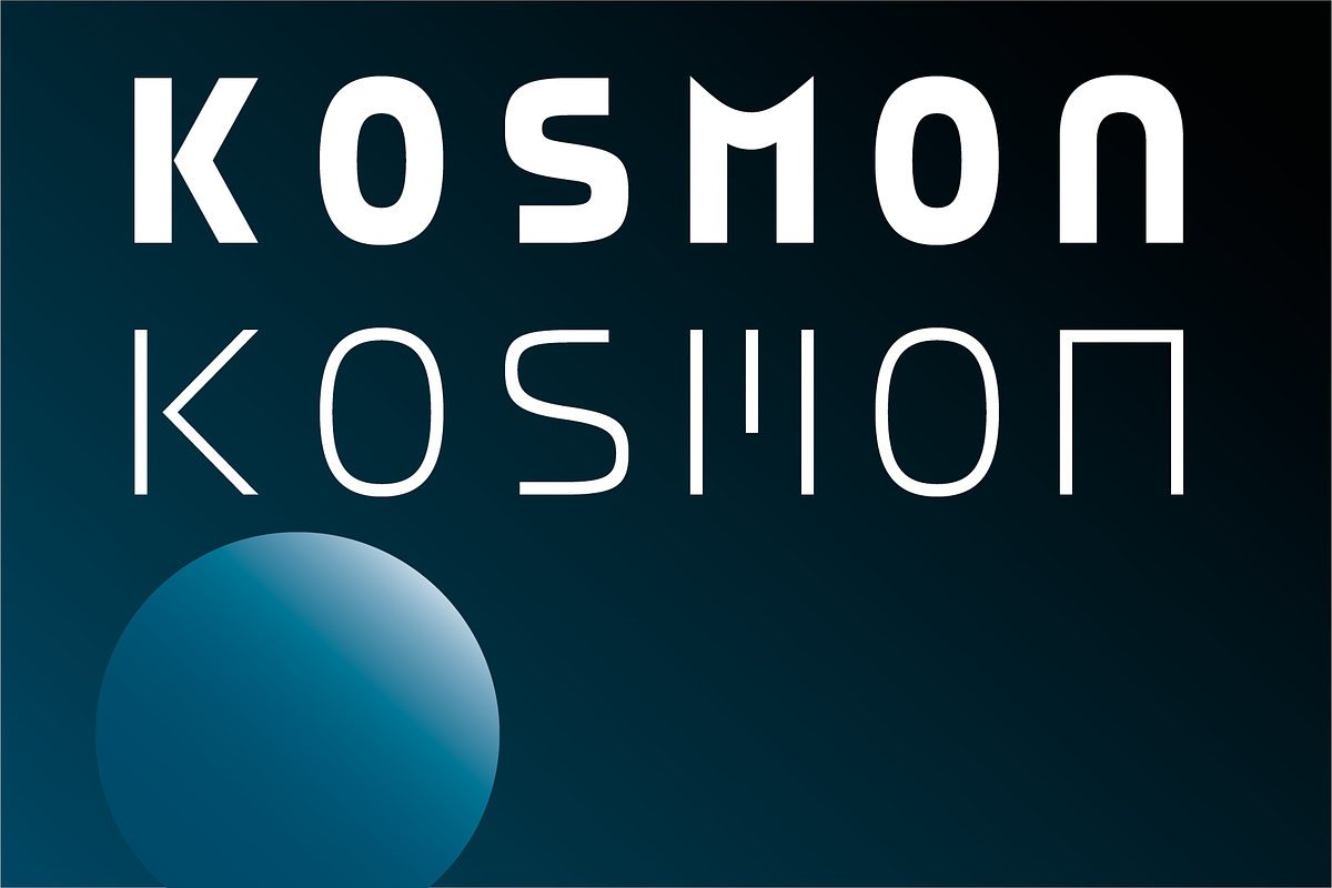 Kosmon, a Font by Brave Type (Photo 1 of 3)