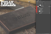 Engraved Leather Mockup, a Mockup by Angelo Barrientos (Thumbnail 4 of 4)