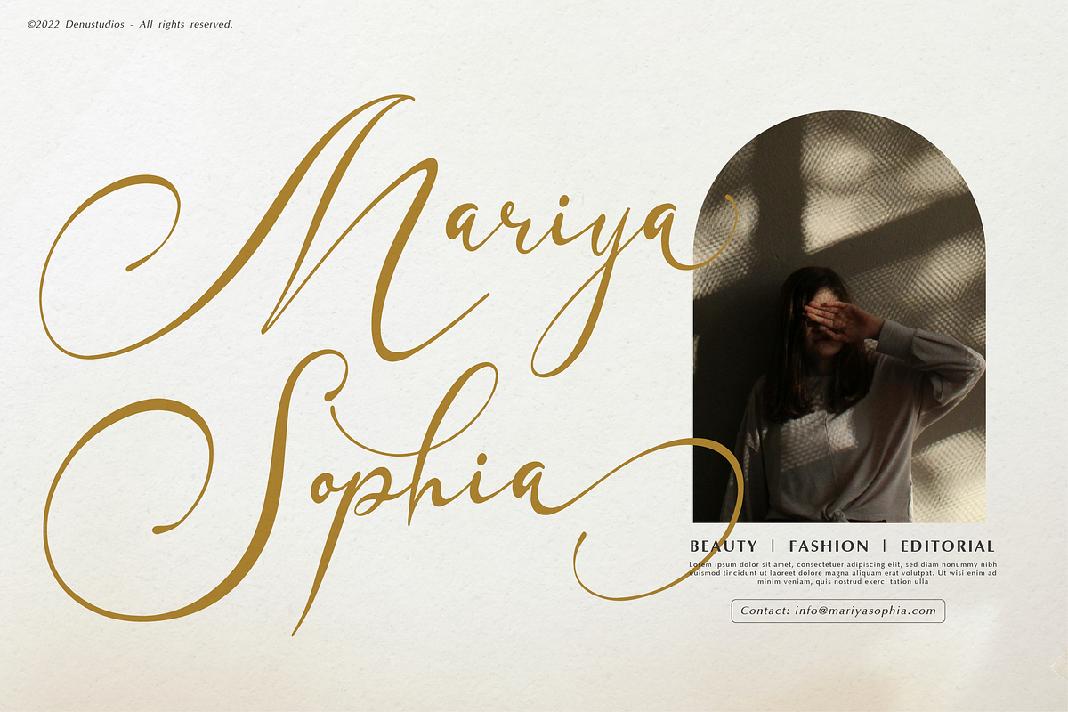 Sammybliss | Modern Calligraphy, a Script Font by Denustudios (Photo 7 of 12)