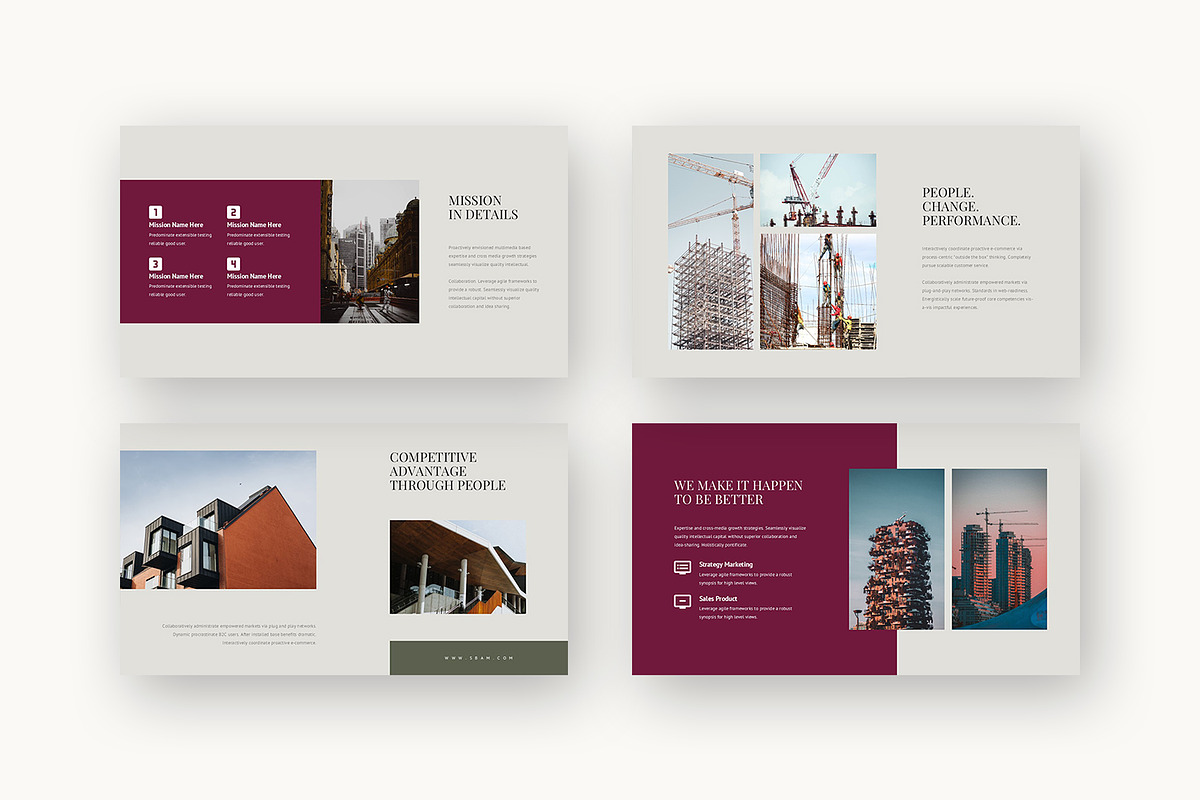 Sbam : Building Firm Powerpoint, a Presentation Template by Punkl Camp (Photo 6 of 16)
