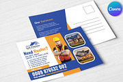 Roof Repair Service Postcard, a Card Template by Psd Templates (Thumbnail 3 of 3)